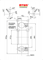 Paliers d’outils manuels électriques 6203 W13 FvLy TN9 A3 C3 V2 L10-6 pour HUSQVARNA Outil électrique de travail du bois